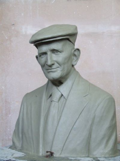 Busto a ritratto, creta, 2015	