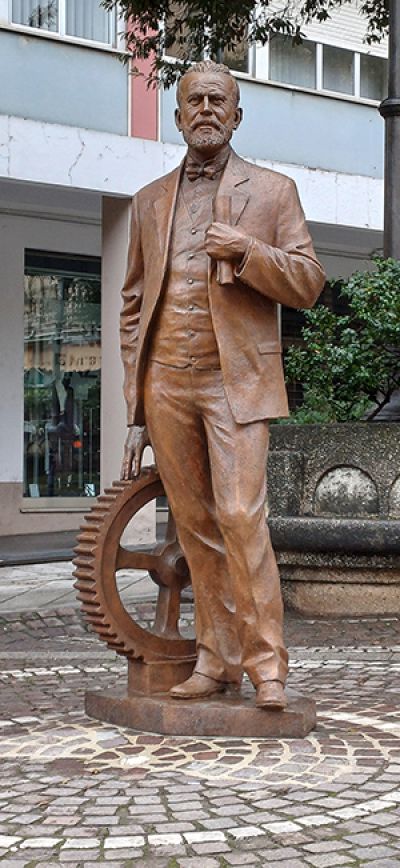 Monumento a Francesco Guiso Gallisay, bronzo (Nuoro) 2024