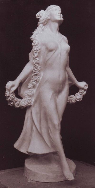 La primavera - 1999 - Gesso - h 100 cm