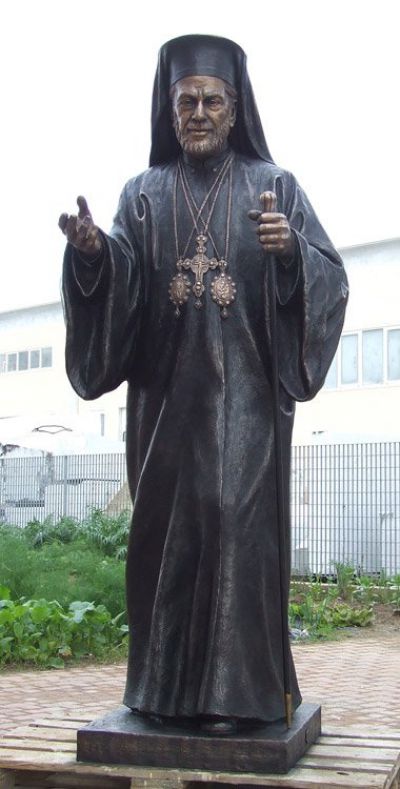 Patriarca Ignazio IV , Bronzo, h cm 200, 2009