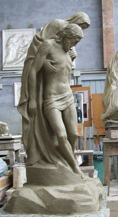 Pietà, creta, 2013