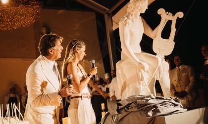 L’ Apollo Citaredo donato a Brunello Cucinelli 