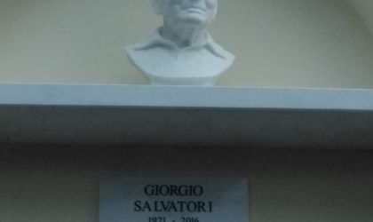 Inaugurato il busto dedicato a Giorgio Salvatori