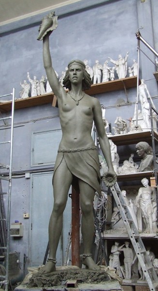 ANACAONA, clay (h cm 350)  2022