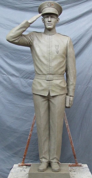 Francis J. Parater, clay, h cm 180, 2020