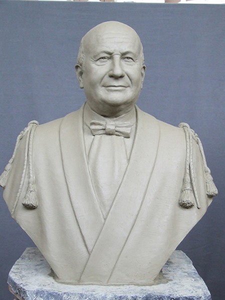 Luigi Gianpaolino, President of the Court of Auditors from 2010 to 2013, clay, 2014
