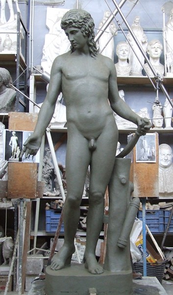 Eros, clay, (h cm 190) 2019