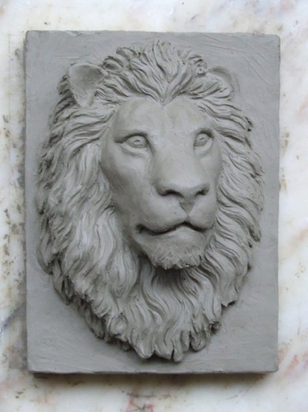 Testa di leone, creta, 2015
